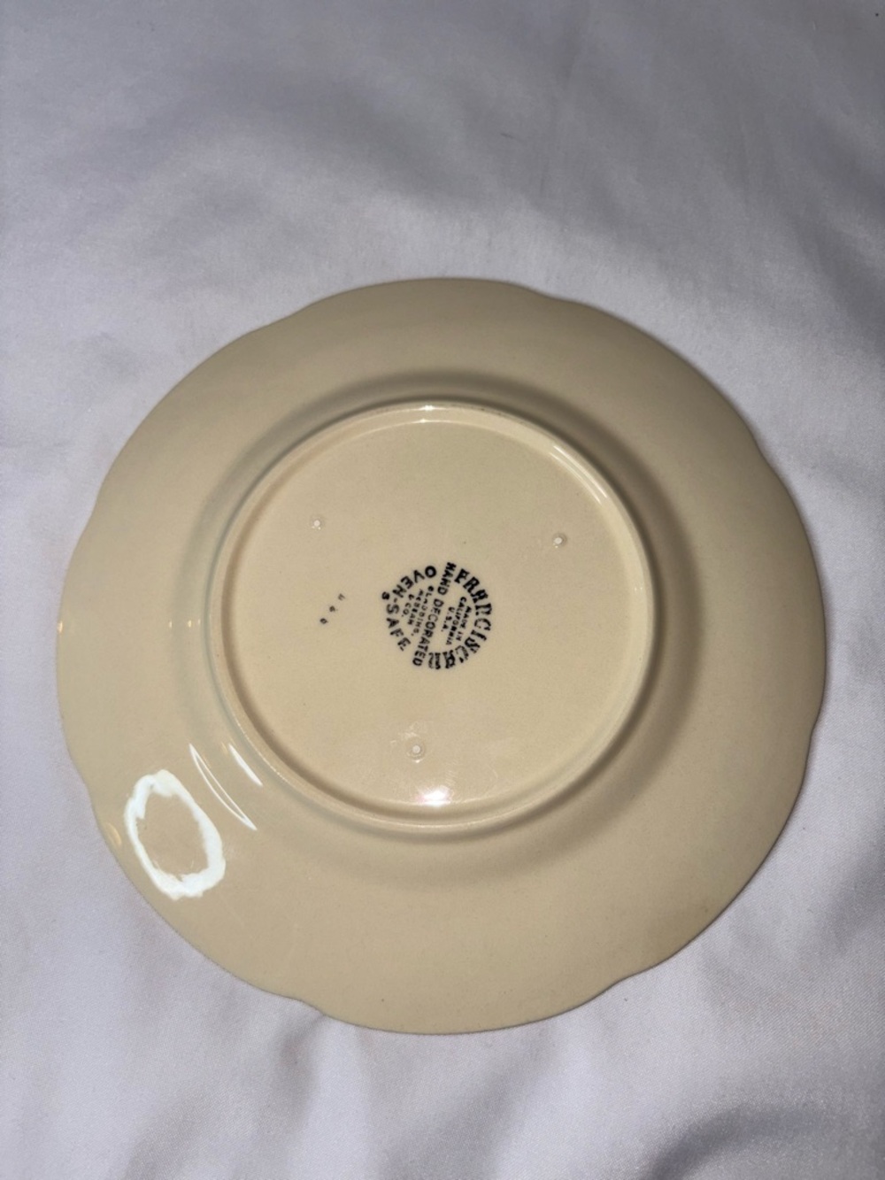 Franciscan Apple Set of 3 Small Plates 8” Vintage USA Hand Painted - Picture 6 of 8